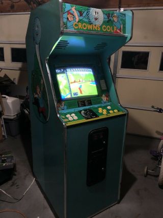 CROWNS GOLF Arcade Cabinet by SEGA RARE 1984 Video Game Entertainment Machine 3