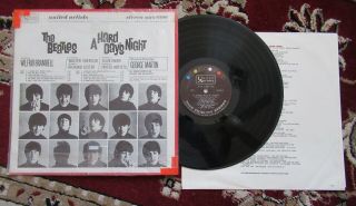 Beatles 1964 US STEREO ' A HARD DAY ' S NIGHT ' LP IN SEARS WRAP NM RARE LABELS 2