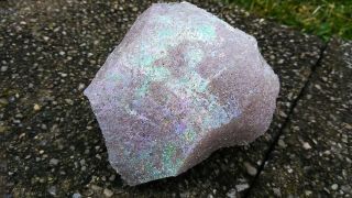 Seafoam Purple Andara Crystal 630 Gr Ultra Rare Rainbow Andara