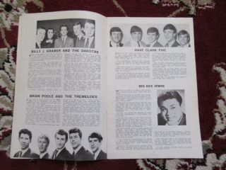 Beatles Rolling Stones RARE VINTAGE 1964 UK NME ALL STAR CONCERT PROGRAM 3