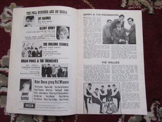 Beatles Rolling Stones RARE VINTAGE 1964 UK NME ALL STAR CONCERT PROGRAM 5