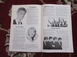 Beatles Rolling Stones RARE VINTAGE 1964 UK NME ALL STAR CONCERT PROGRAM 6