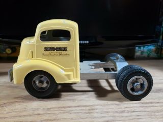 Smith Miller Smitty Toys GMC Yellow Tractor Trailer Vintage 1950 ' s 3
