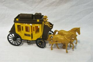 Vintage 1960s Wells Fargo Stage Coach For A Western Toy Play Set