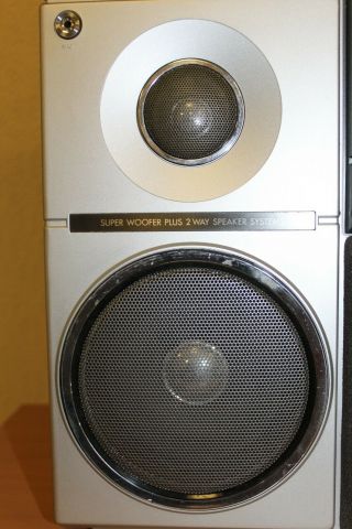 SANYO M - X960K VINTAGE BOOMBOX GHETTOBLASTER OVERSEAS VOLTAGE_All_Functions_Work 6