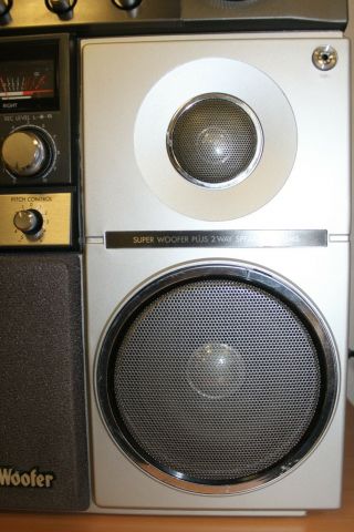 SANYO M - X960K VINTAGE BOOMBOX GHETTOBLASTER OVERSEAS VOLTAGE_All_Functions_Work 7