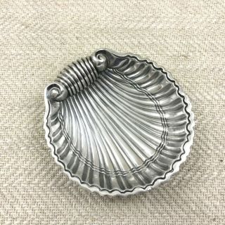 Christofle Silver Plated Butter Dish Clam Shell Vendome Arcantia