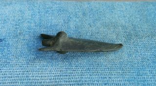 Authentic Ancient Scythian Bronze Arrow Head Rare Form With Spikes