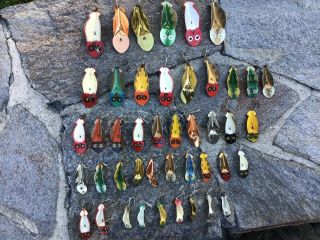 Forty Four (44) Buck Perry Spoonplug Lure’s From 1 5/8” - 2 3/4”