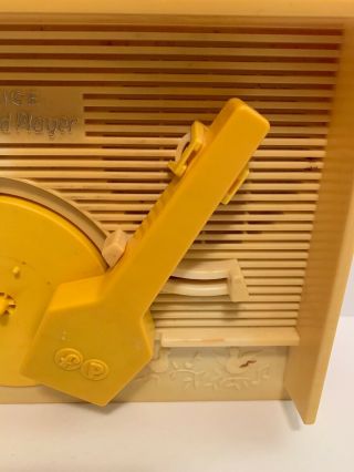Vintage 1971 Fisher Price Music Box Record Player Complete w/ 5 Records RARE 995 4