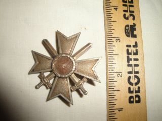Wwii German Army Merit Cross With Swords 1st Class Medal Badge,  Period