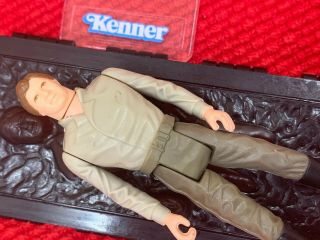 Vintage Star Wars Han Solo In Carbonite Chamber Last 17 Potf Complete 1984
