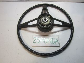 1975 - 1979 Honda Civic CVCC Factory 3 Spoke Steering Wheel OEM JDM Rare Vintage 7