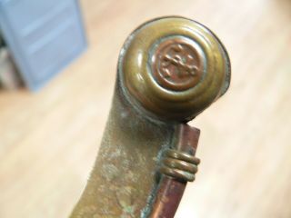 RARE WW1 & 1940s/ WW2 ERA US NAVY COPPER AND BRASS BOAT SWAIN BOSUN ' S WHISTLE 6