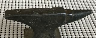 ANTIQUE MINIATURE ANVIL HAY BUDDEN MANUFACTURING CO BROOKLYN NY SALESMAN SAMPLE 4