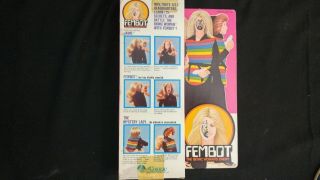 Rare bionic woman fembot six million dollar man signed by cast Kenner dolls. 6