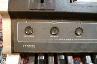 Vintage Moog Taurus 1 Bass Pedals 11