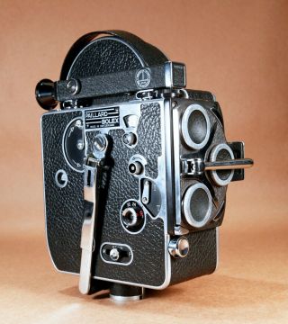 Paillard - Bolex H16 Deluxe 16mm C - Mount Vintage Movie Camera,  Octameter