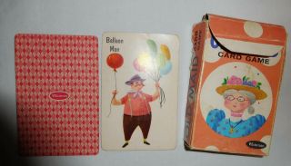 Vintage Whitman Card Game Old Maid No 4109 Made In Usa