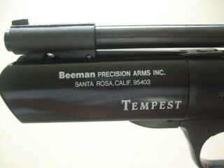 Vintage Webley & Scott Beeman Tempest.  177 Pellet Air Pistol 3