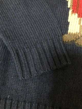 Vintage Polo Ralph Lauren Bear Sweater “Bring It Back Bear” 2XL XXL From 2013 4