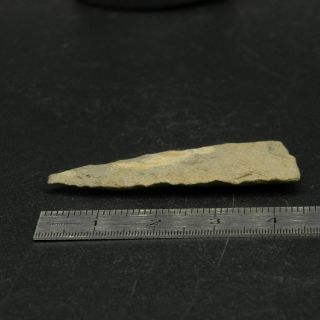 Saharian Neolithic - Basalt Arrowhead - 43.  7 Mm Long