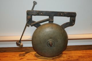 Antique Chas Cory & Son Bell Ship Bell Boxing Bell 278 Division Street Ny Ny Old