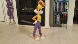 Extremely Rare Warner Bros Looney Tunes Big Lola Bugs Bunny Figurine Statue 2