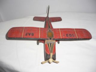 VINTAGE TINPLATE GERMAN PLANE TIPPCO GAMA ?????? 3