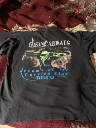 Vintage Disincarnate Tour Long Sleeve Shirt,  Obituary,  Cancer,  Gorguts 5