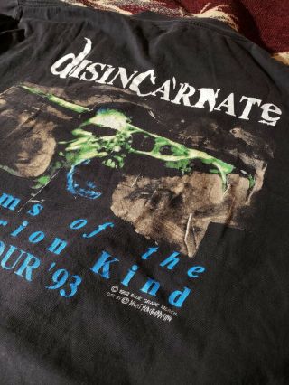 Vintage Disincarnate Tour Long Sleeve Shirt,  Obituary,  Cancer,  Gorguts 6
