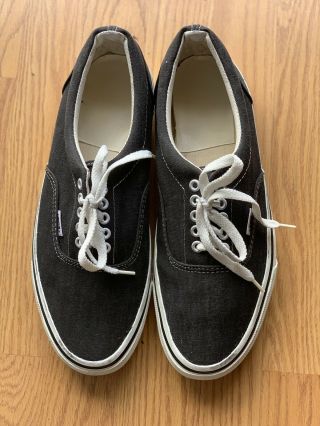 Vintage Vans Era Shoes Black Men’s Skate 11 Us Made In Usa Rare