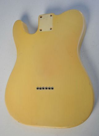 1974 - 1975 Vintage Fender Telecaster Ash Body WHITE BLONDE 1970s Tele 1976/1977 11