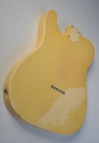 1974 - 1975 Vintage Fender Telecaster Ash Body WHITE BLONDE 1970s Tele 1976/1977 12