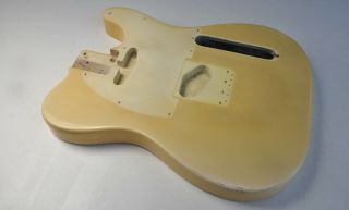 1974 - 1975 Vintage Fender Telecaster Ash Body WHITE BLONDE 1970s Tele 1976/1977 3