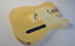 1974 - 1975 Vintage Fender Telecaster Ash Body WHITE BLONDE 1970s Tele 1976/1977 4