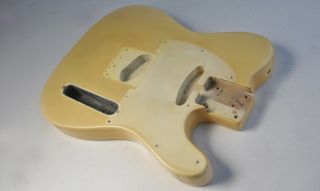 1974 - 1975 Vintage Fender Telecaster Ash Body WHITE BLONDE 1970s Tele 1976/1977 5