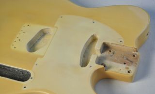 1974 - 1975 Vintage Fender Telecaster Ash Body WHITE BLONDE 1970s Tele 1976/1977 6