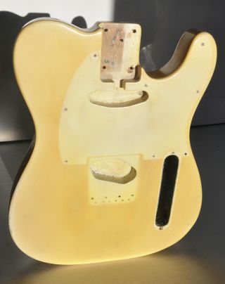 1974 - 1975 Vintage Fender Telecaster Ash Body WHITE BLONDE 1970s Tele 1976/1977 7
