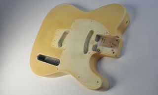 1974 - 1975 Vintage Fender Telecaster Ash Body WHITE BLONDE 1970s Tele 1976/1977 8