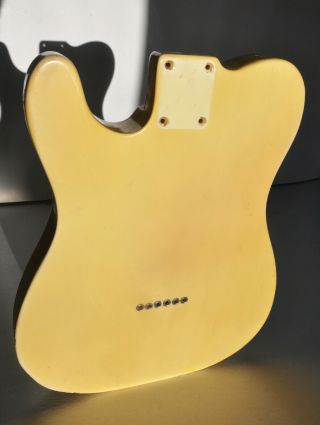 1974 - 1975 Vintage Fender Telecaster Ash Body WHITE BLONDE 1970s Tele 1976/1977 9