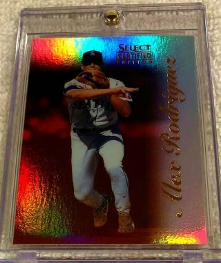 Alex Rodriguez 1996 Select Certified Mirror Red Foil 6 Rare Only 90 Produced