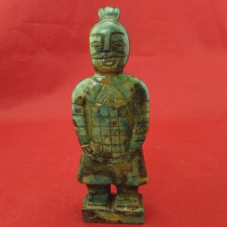Chinese Ancient Hand - Carved Jade Ancient Characters Jade Ornaments B1272