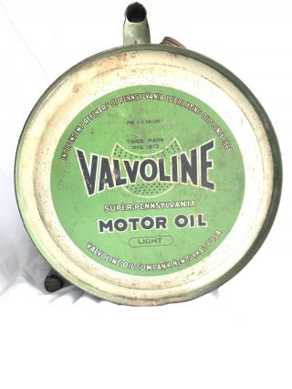 Vintage Valvoline Oil Rocker Can Pennsylvania 3