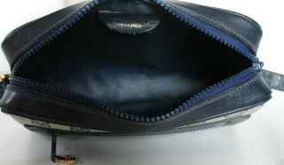 Vintage GUCCI Ophidia PARFUMS Leather Crossbody Blue Web Supreme GG Bag Box 10