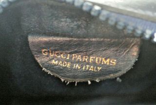 Vintage GUCCI Ophidia PARFUMS Leather Crossbody Blue Web Supreme GG Bag Box 11