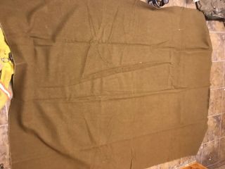 WW2 US Army Blanket Wool With Tag 1940 5