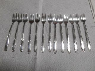 Lovely Set Of 13 Towle Maderia Sterling Silver 5.  5 " Cocktail Forks No Mono