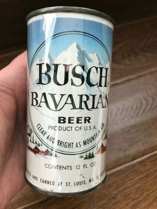 Busch Bavarian Rare Anheuser Busch Grade 1 Flat Top Beer Can Test Budweiser