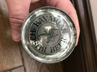 BUSCH BAVARIAN Rare Anheuser Busch Grade 1 flat top beer can Test Budweiser 9